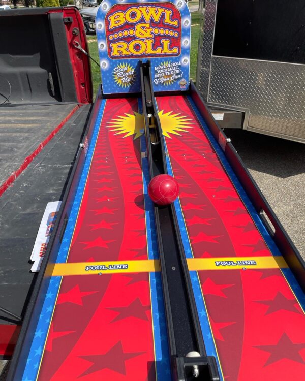 Bowl and Roll Carnival Game Rental